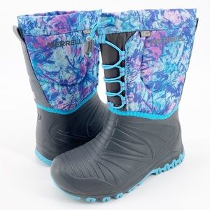 Merrell Girls 4 Snow Quest Waterproof Snow Boots